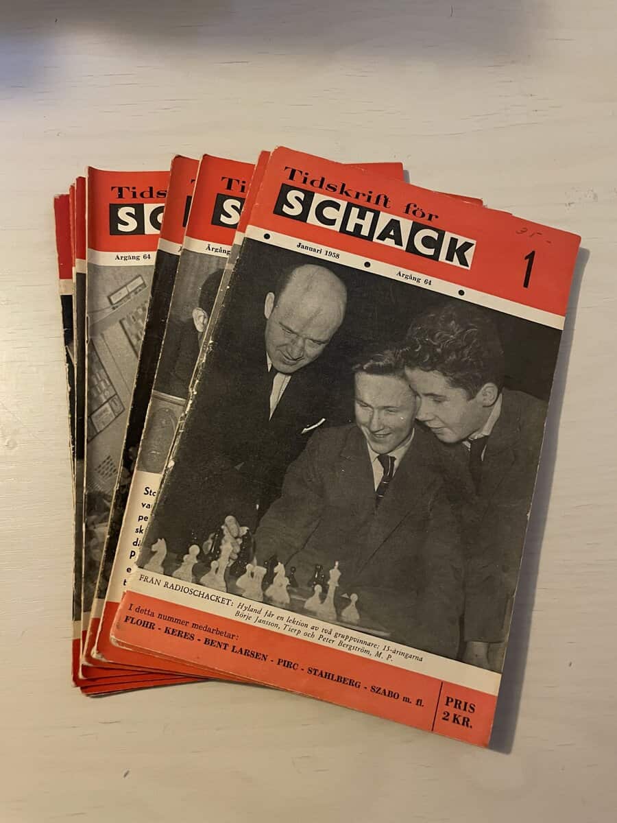 Tidskrift för schack - Hel årgång 1958