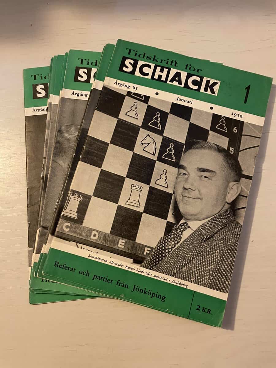 Tidskrift för schack - Hel årgång 1959