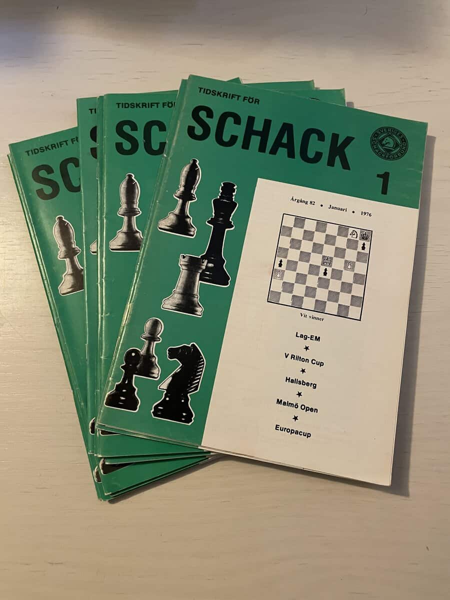 Tidskrift för schack - Hel årgång 1976