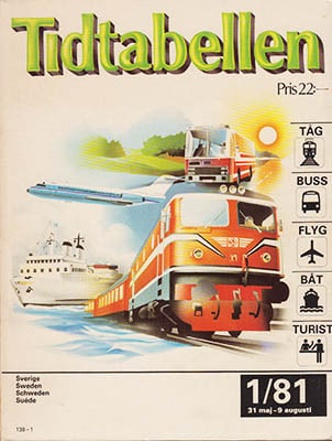 Tidtabellen