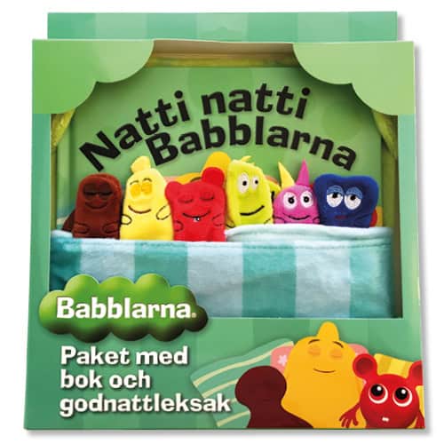 Tisell, Anneli ; Johansson, Iréne : Natti Natti Babblarna Bok och godnattleksak