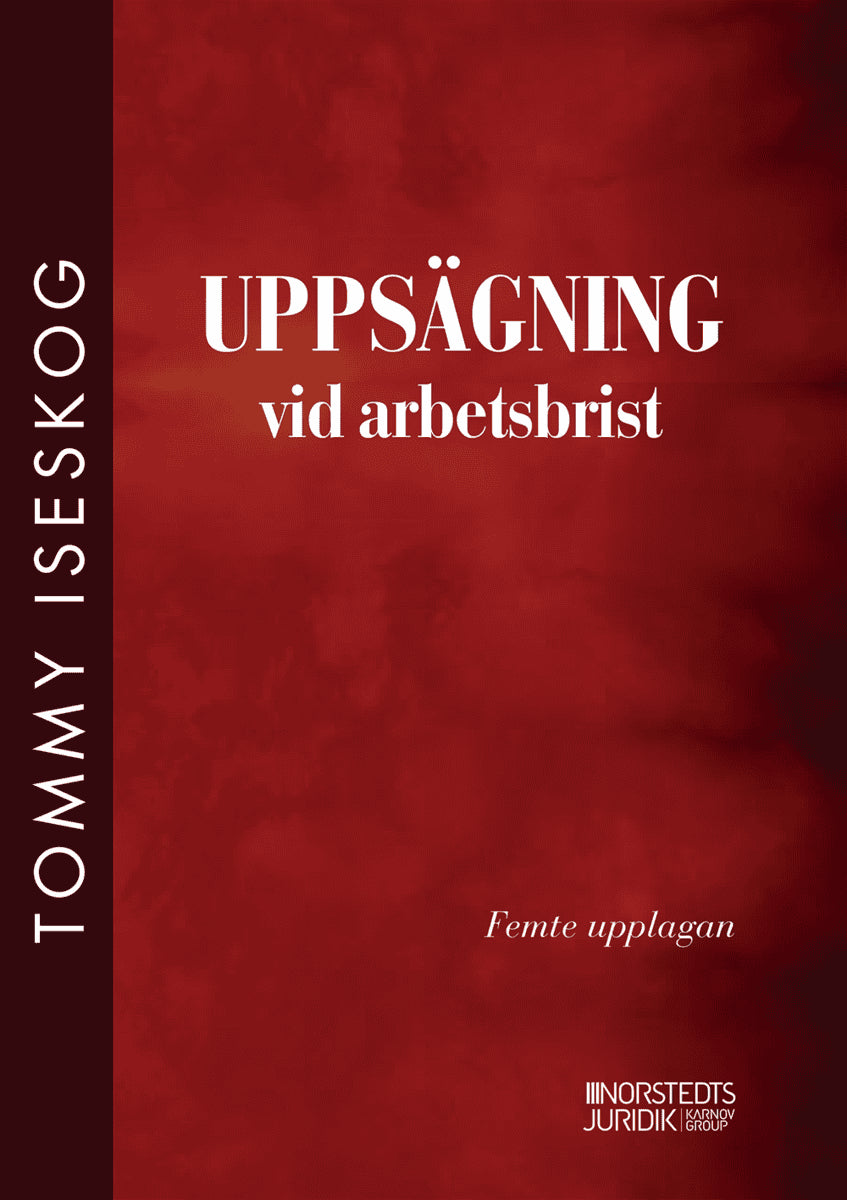 Tommy Iseskog : Uppsägning vid arbetsbrist