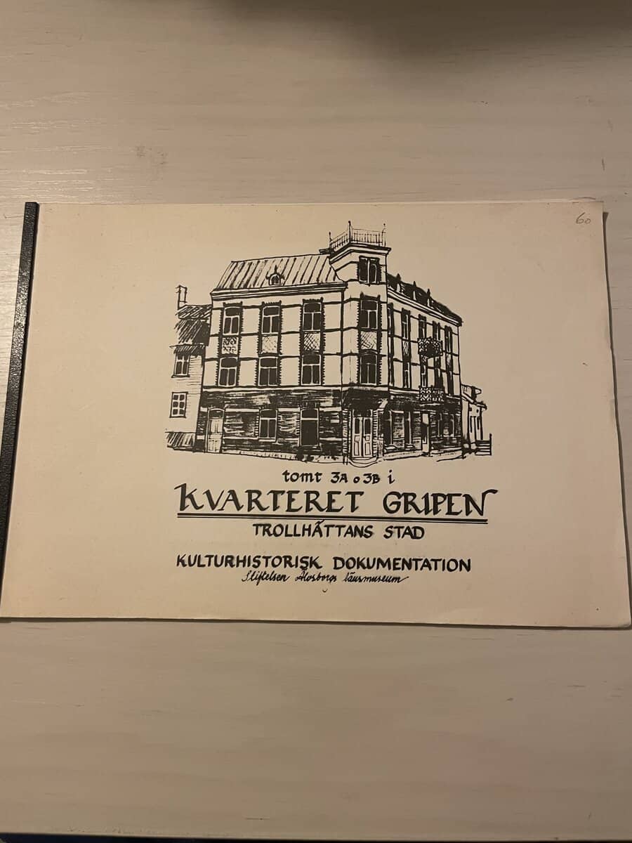 Tomt 3A o 3B i Kvarteret Gripen Trollhättans Stad - Kulturhistorisk dokumentation