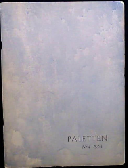 Torsten Bergmark : Paletten Nr 4 1954
