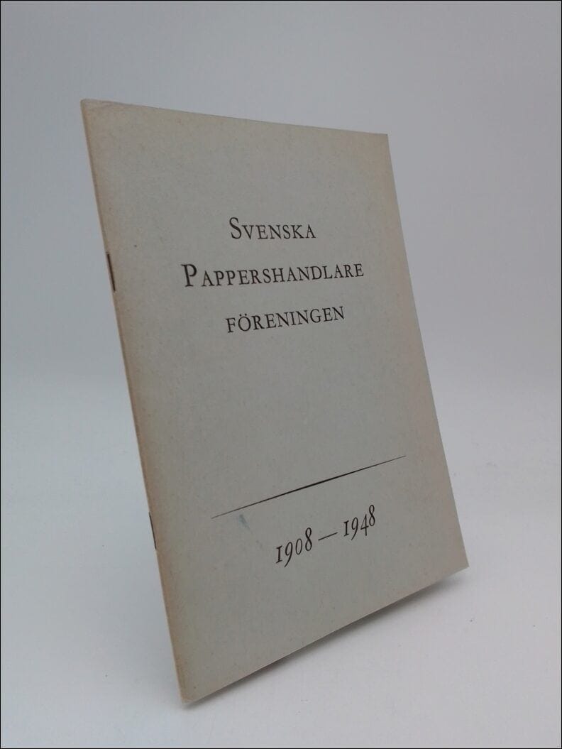 Torsten Måtte Schmidt : Svenska Pappershandlareföreningen