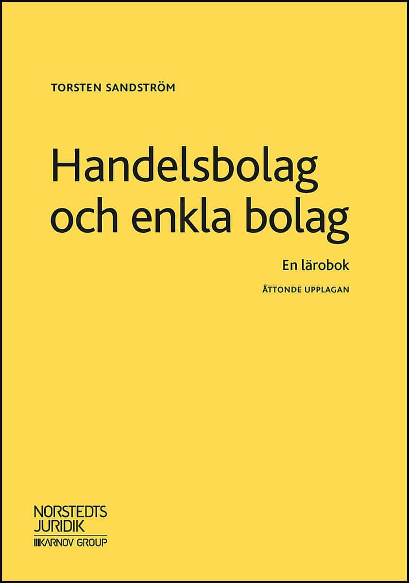Torsten Sandström : Handelsbolag och enkla bolag