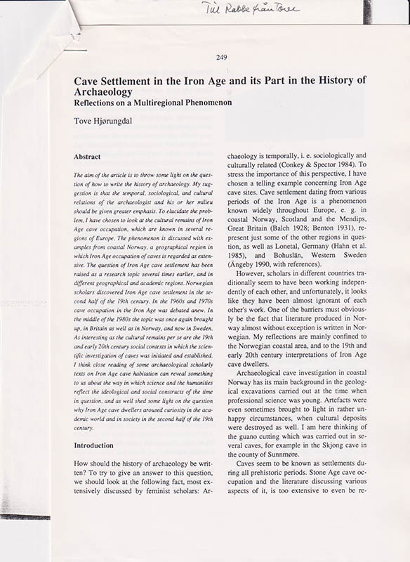 Tove Hjørungdal : Det skjulte kjønn