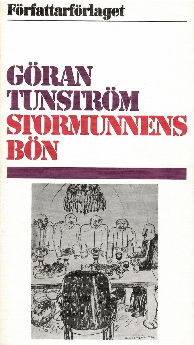 Tunström, Göran ; Cronqvist, Lena (teckningar) : Stormunnens bön