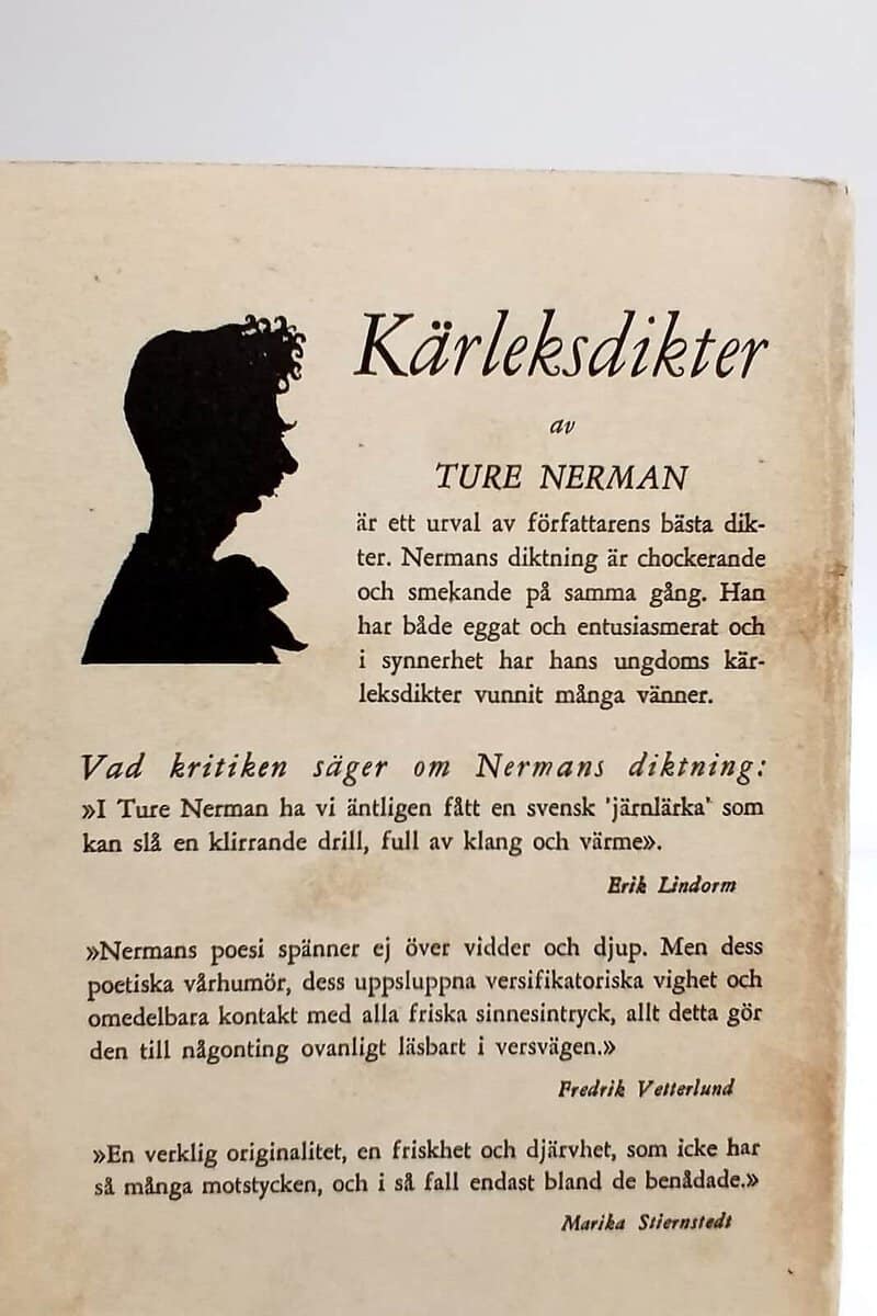 Ture Nerman : Kärleksdikter och andra vers i våren