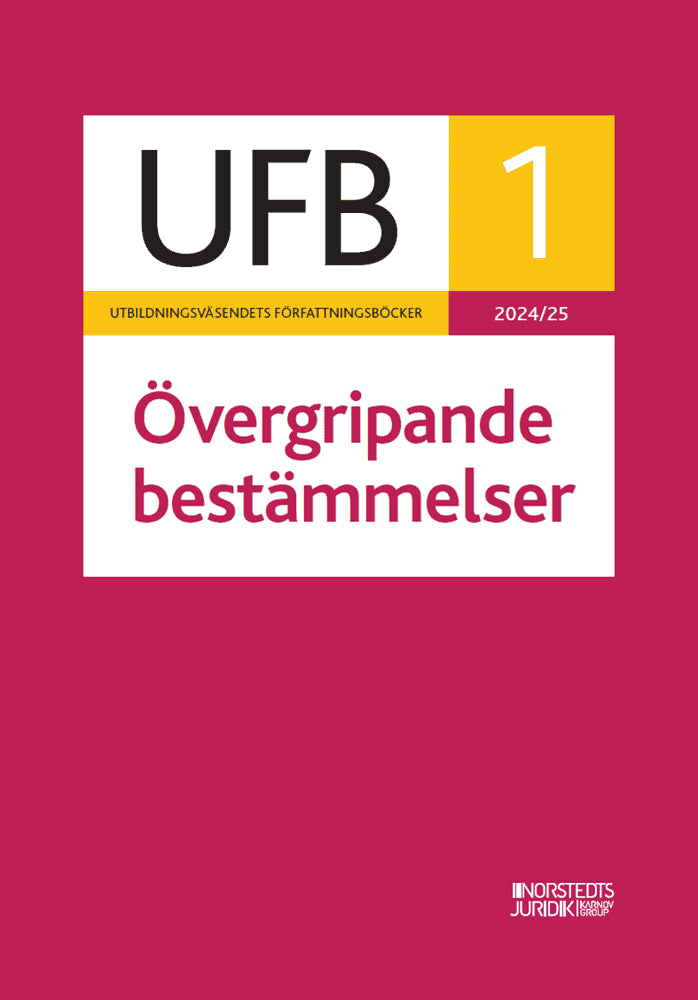UFB 1 Övergripande bestämmelser 2024/25