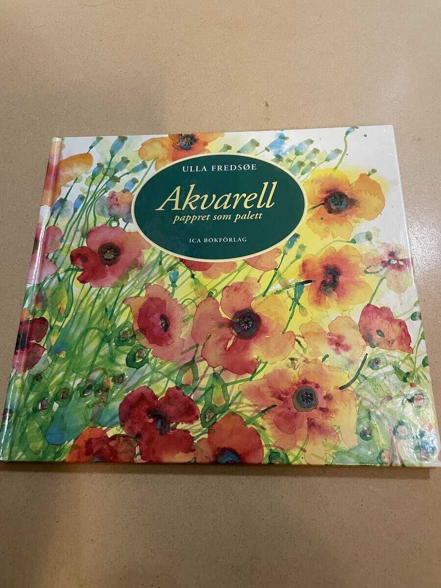 Ulla Fredsøe : Akvarell pappret som palett