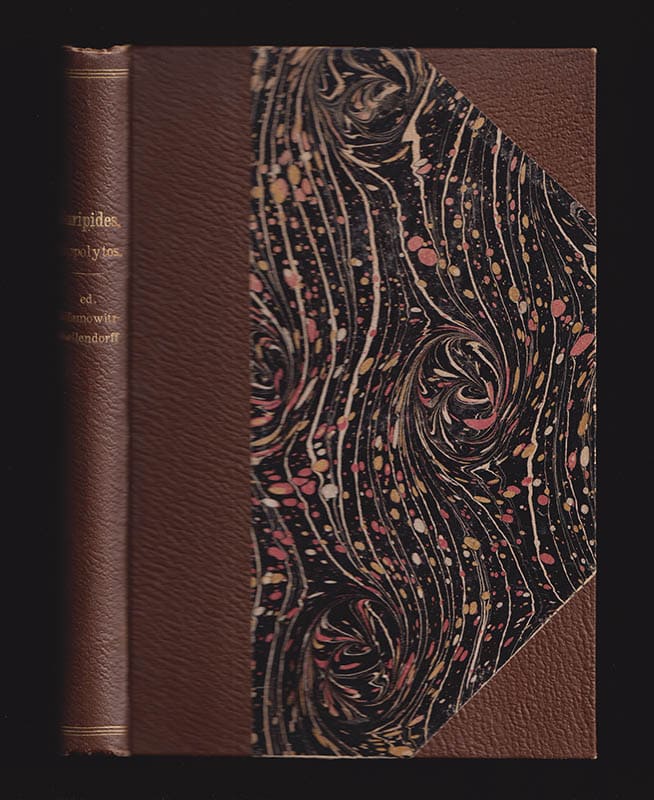 Ulrich von Wilamowitz-Moellendorff : Hippolytos. Griechisch und deutsch von Ulrich von Wilamowitz-Moellendorff