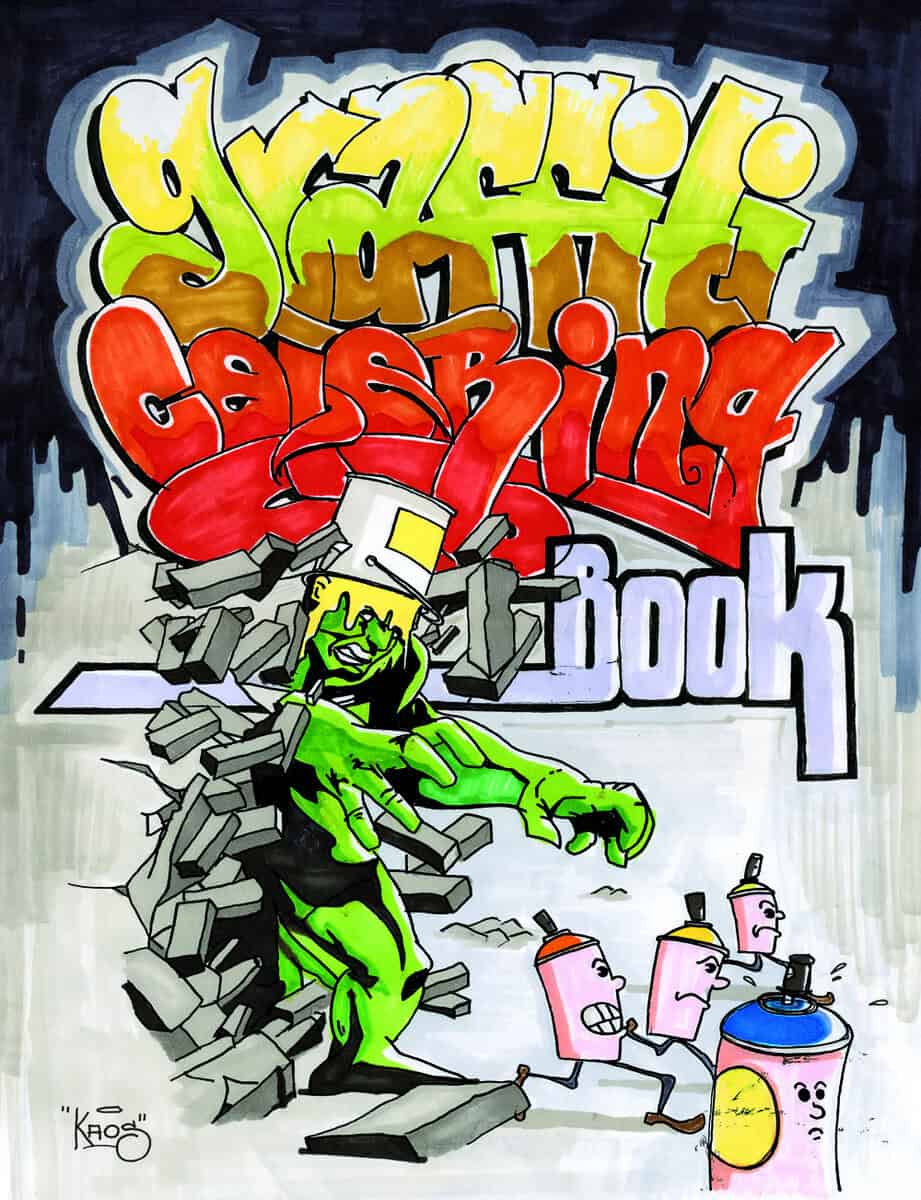 Uzi Wufc : Graffiti Coloring Book