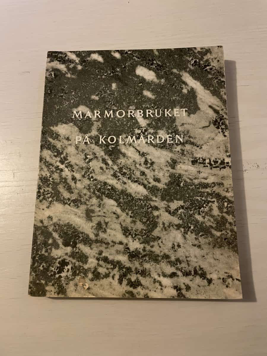 Valter Elgeskog : Marmorbruket på Kolmården