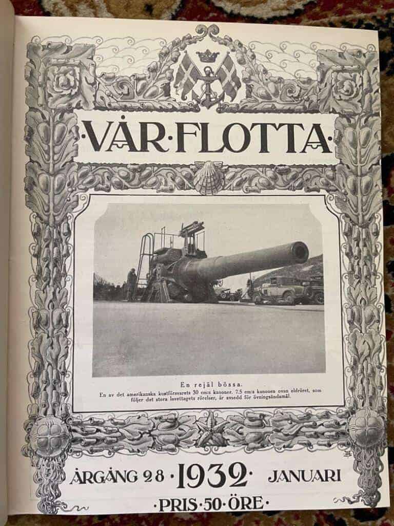 Vår Flotta - Årgångar 1932-1938
