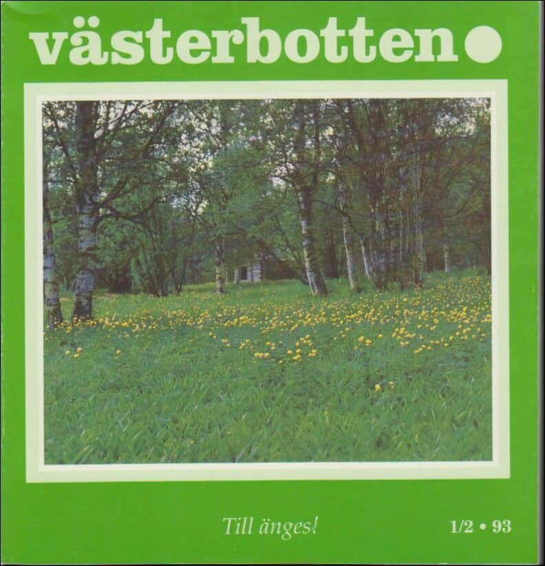 Västerbotten : 1993 / 1/2