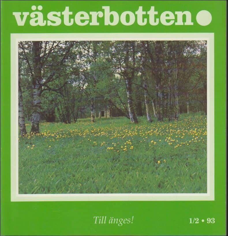 Västerbotten : 1993 / 1/2