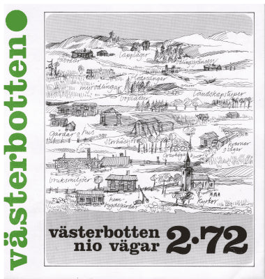 Västerbotten 2 1972. Tema Västerbottens nio vägar