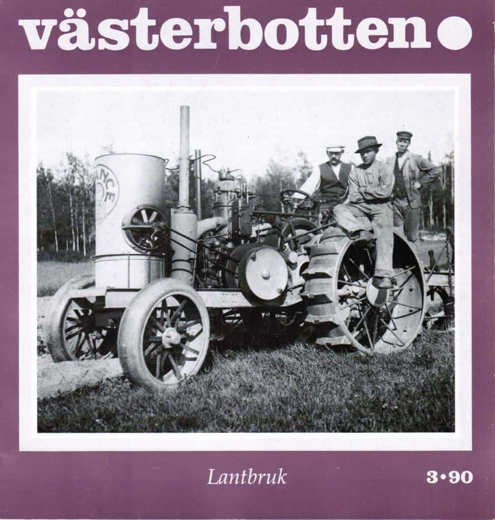 Västerbotten 3/90. Lantbruk