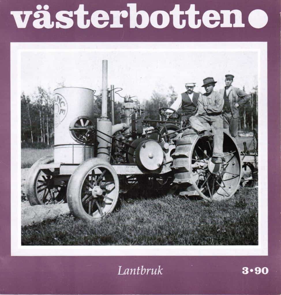 Västerbotten 3/90. Lantbruk