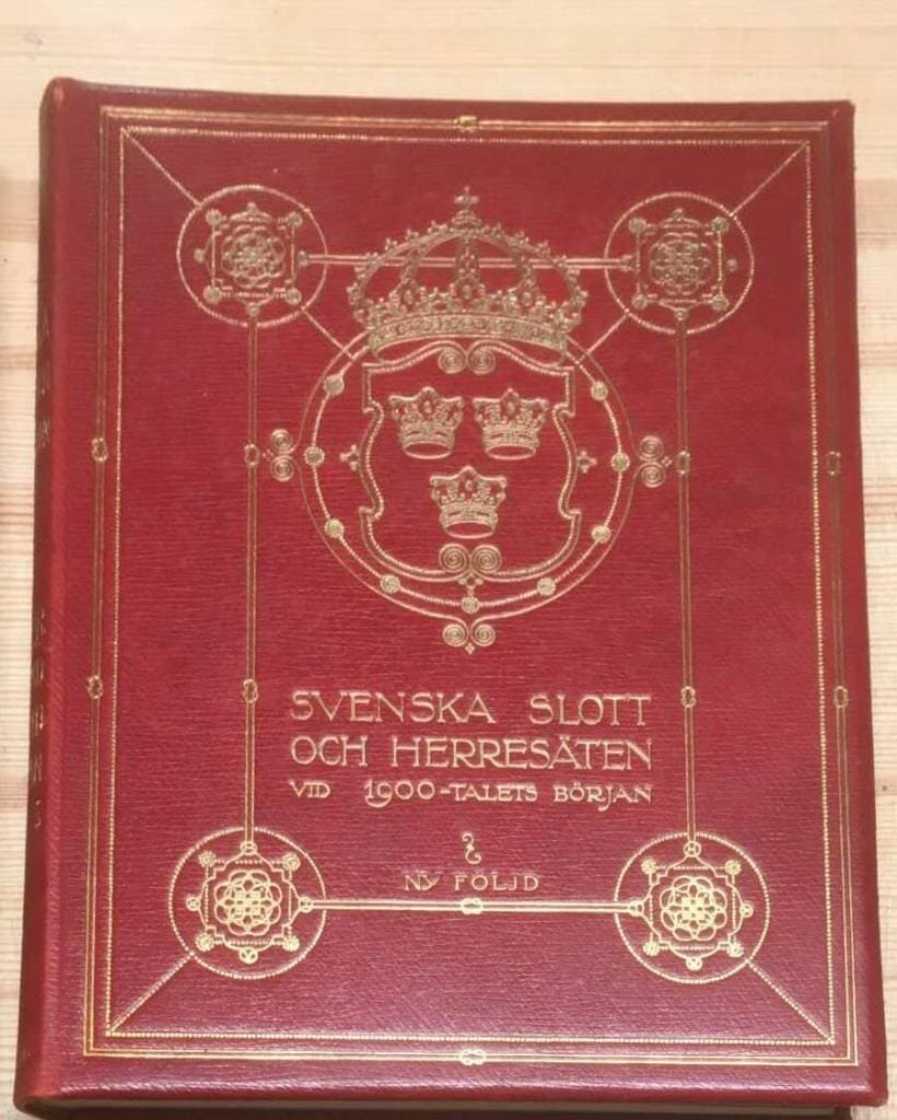 (Västergötand//Halland/Västmanland) Svenska slott och herresäten vid 1900-talets början.