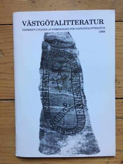Västgötalitteratur 1988. Tidskrift utgiven av Föreningen för Västgötalitteratur