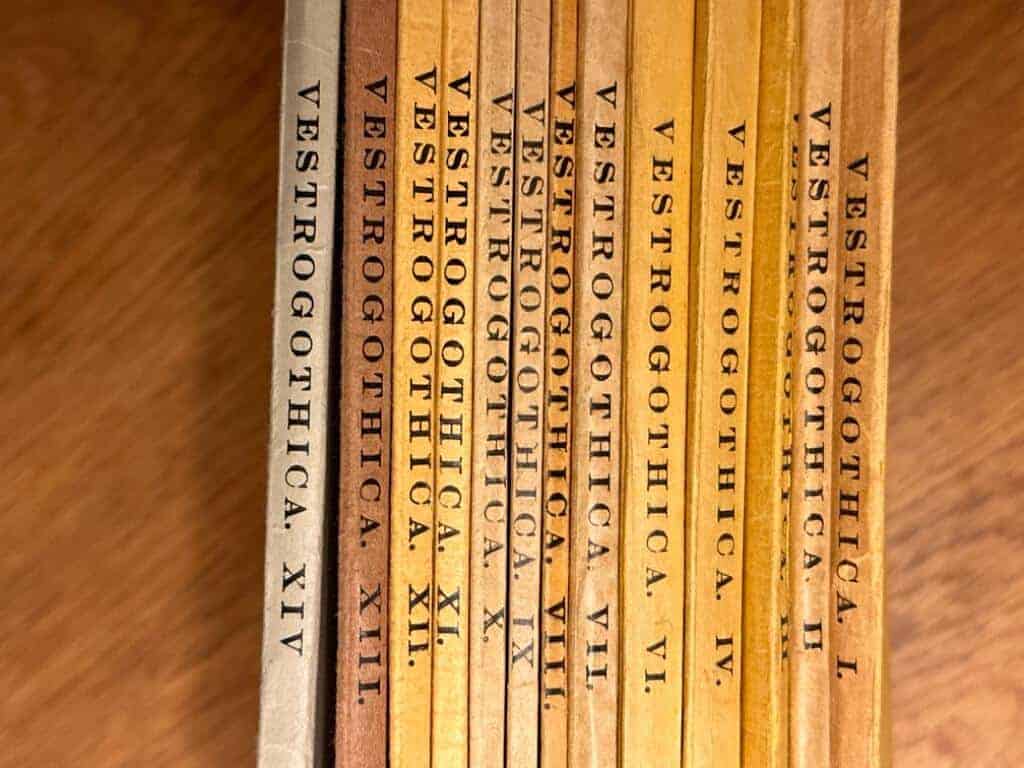 Västra nation i Uppsala : Vestrogothica I, II, III, IV, VI, VII, VIII, IX, X, XI, XII, XIII, XIV