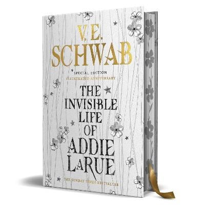 V.E. Schwab : The Invisible Life of Addie LaRue - Illustrated edition