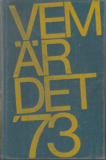 VEM ÄR DET 1973., Svensk biografisk handbok