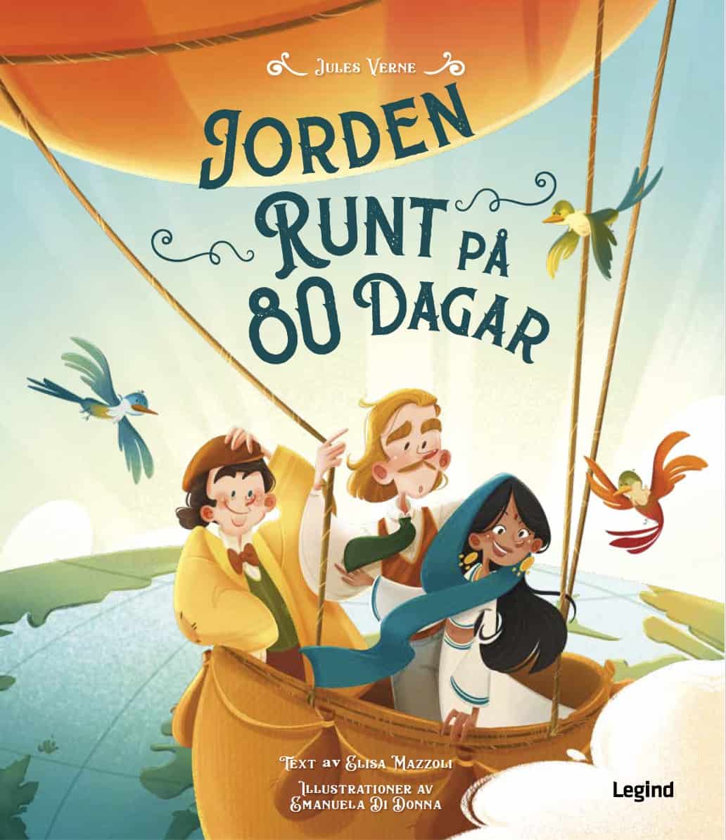 Verne, Jules ; Mazzoli, Elisa : Jorden runt på 80 dagar