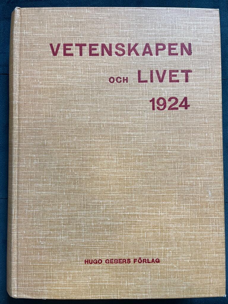 Vetenskapen och Livet Årgång 1924 (komplett 10 nr)