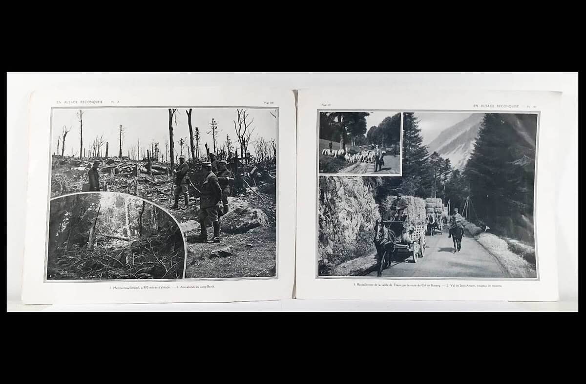 Victor-Eugène Ministère de la Guerre. Ardouin-Dumazet : La Guerre. Documents de la Section Photographique de l'Armée (Ministère de la Guerre). No 7. En Alsace reconquise