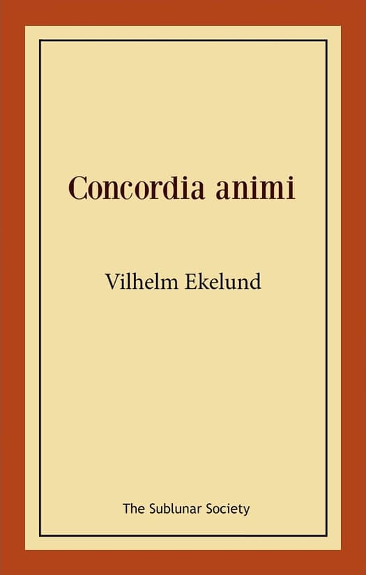 Vilhelm Ekelund : Concordia animi