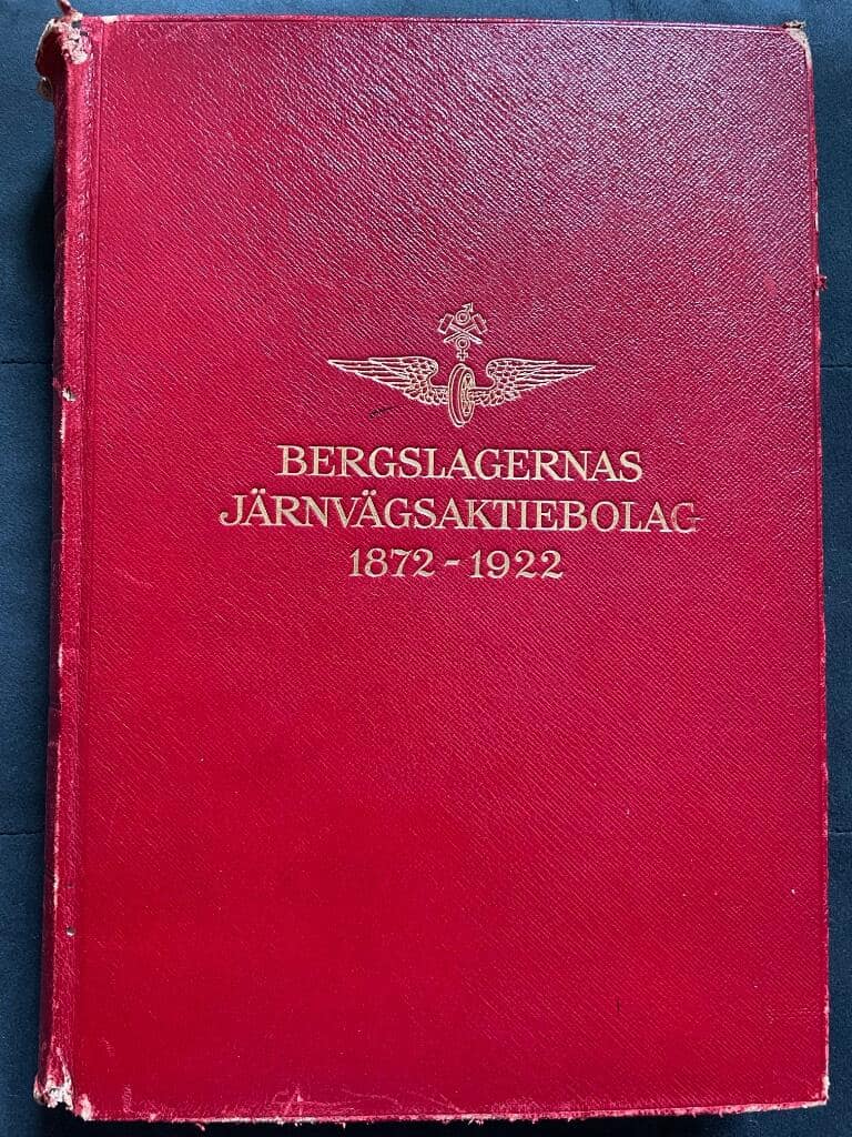 Vincent Ahlberg : Bergslagernas järnvägsaktiebolag 1872-1922