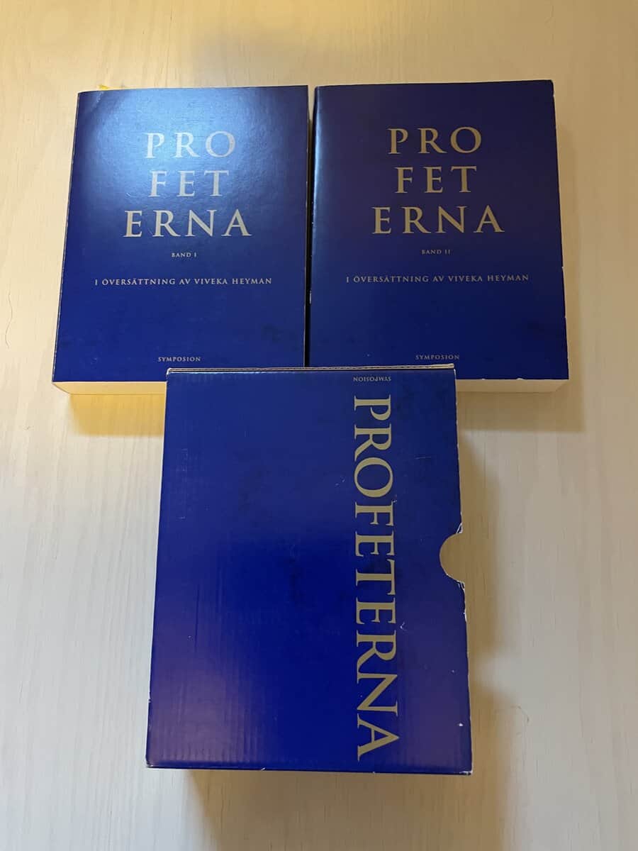 Viveka Heyman : Profeterna Jesaja, Jeremia, Hesekiel, De 12 profeterna - Band I-II (1-2)