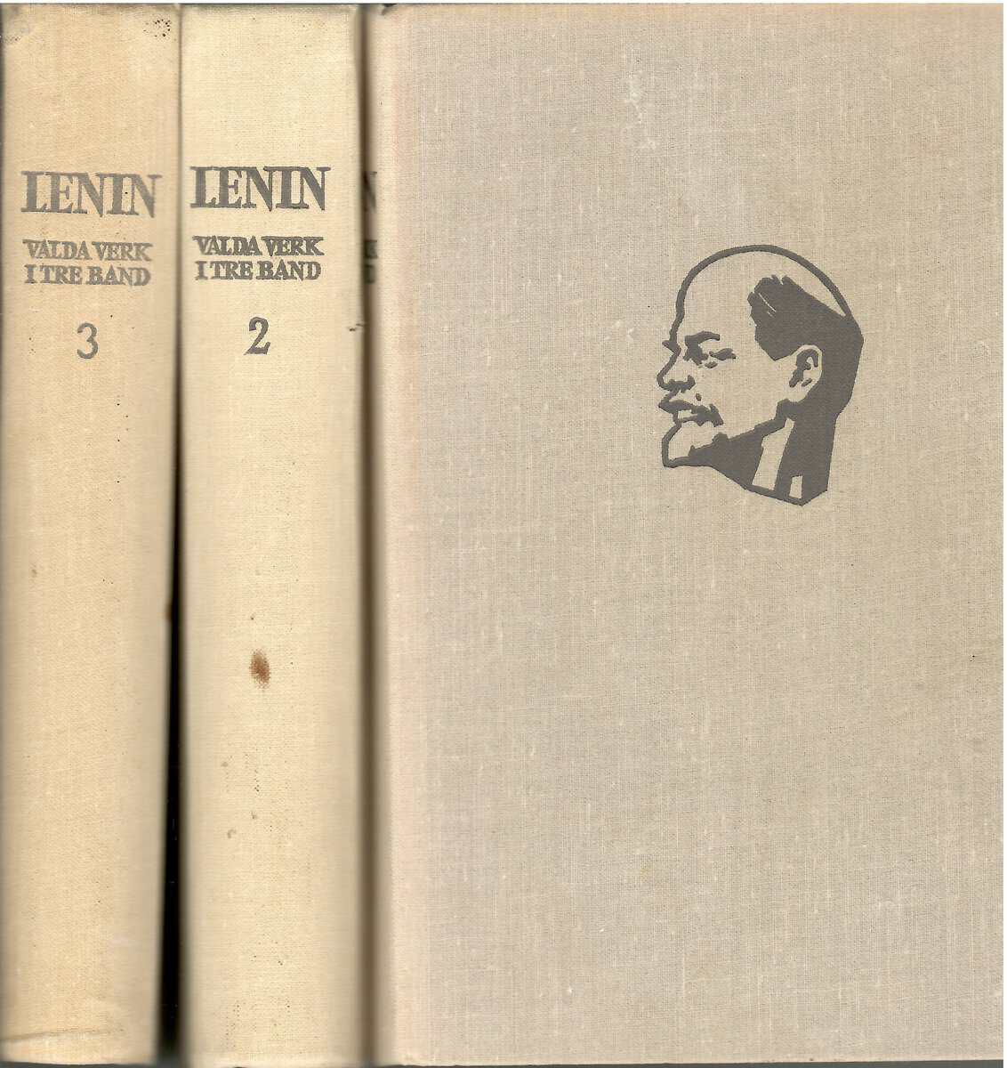 Vladimir Ilʹič Lenin : Lenin Valda verk i Tre Band