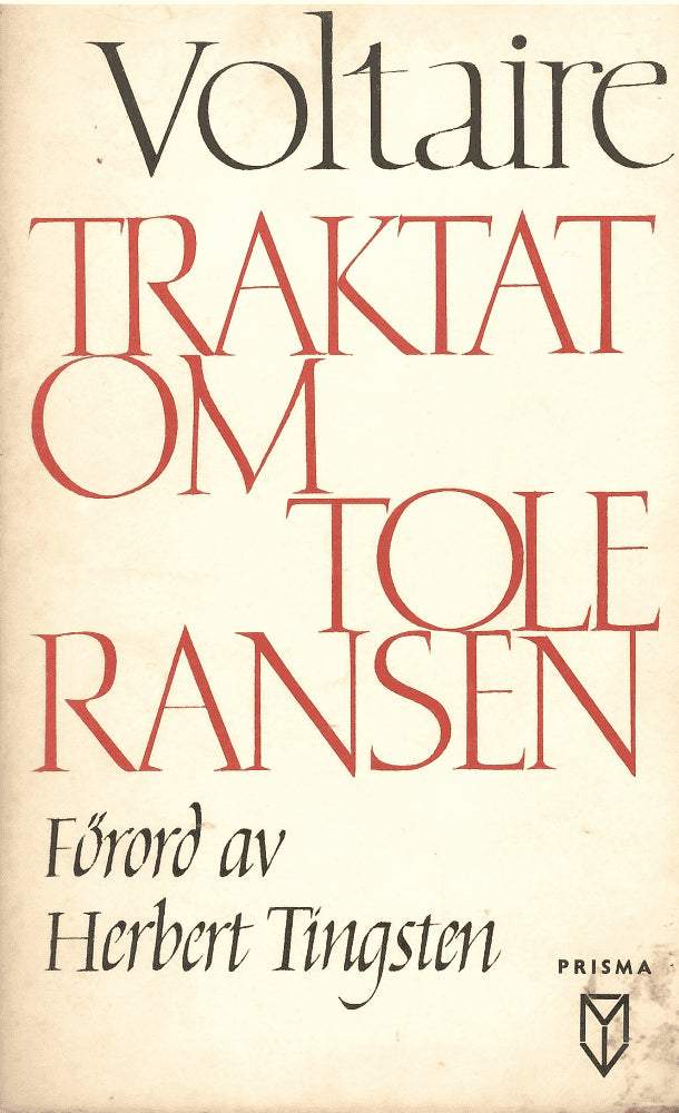 Voltaire : Traktat om toleransen