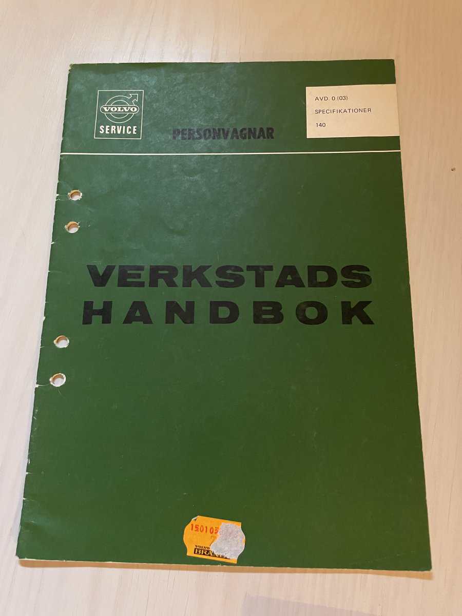 Volvo personvagnar 142,144,145 - Verkstadshandbok