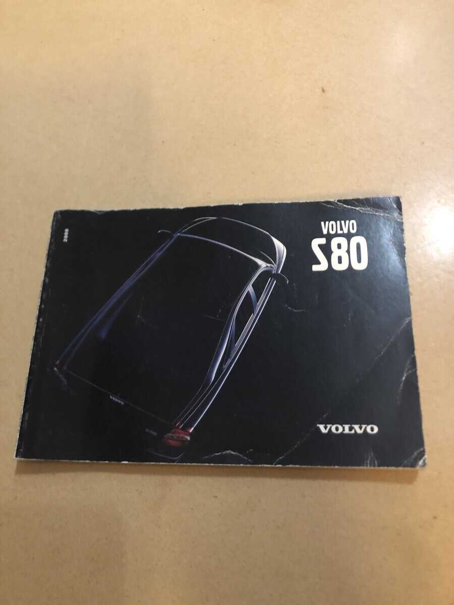 Volvo S80 - 2000 - Instruktionsbok