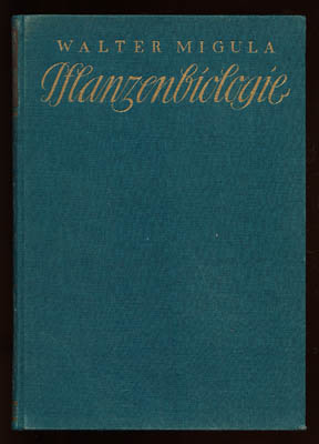W Migula : Pflanzenbiologie