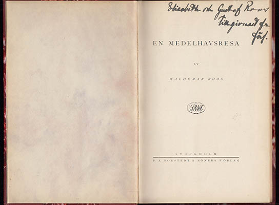 Waldemar Roos : En medelhavsresa