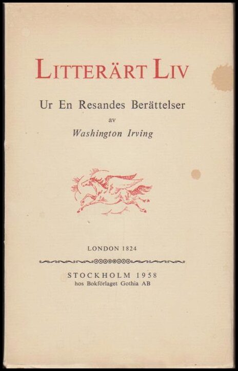 Washington Irving : Litterärt liv