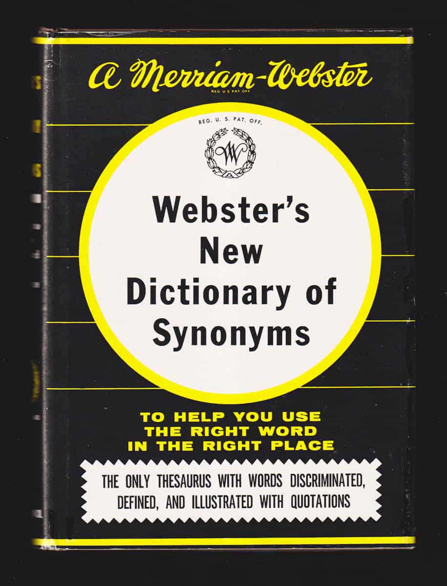 Webster's New Dictionary of Synonyms. A dictionary of discriminated synonyms, with antonyms and analogous and contrasted words