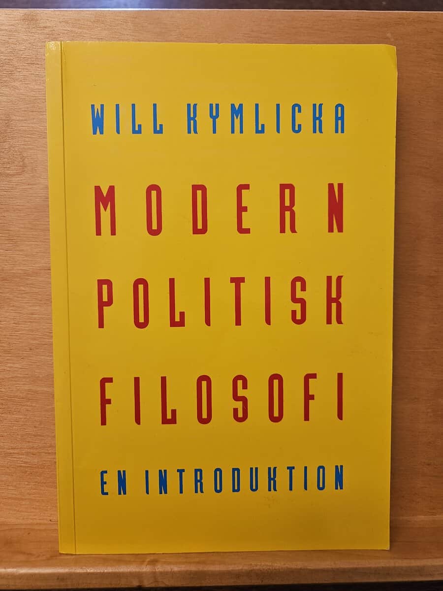 Will Kymlicka : Modern politisk filosofi