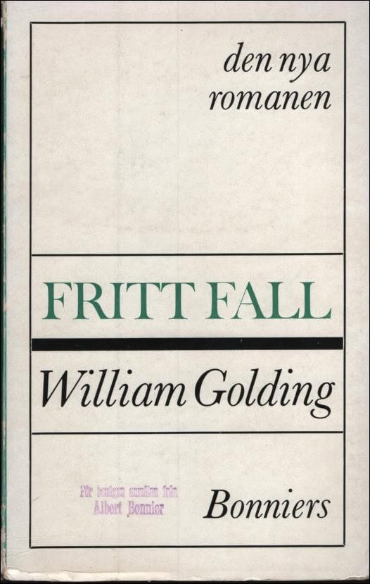 William Golding : Fritt fall
