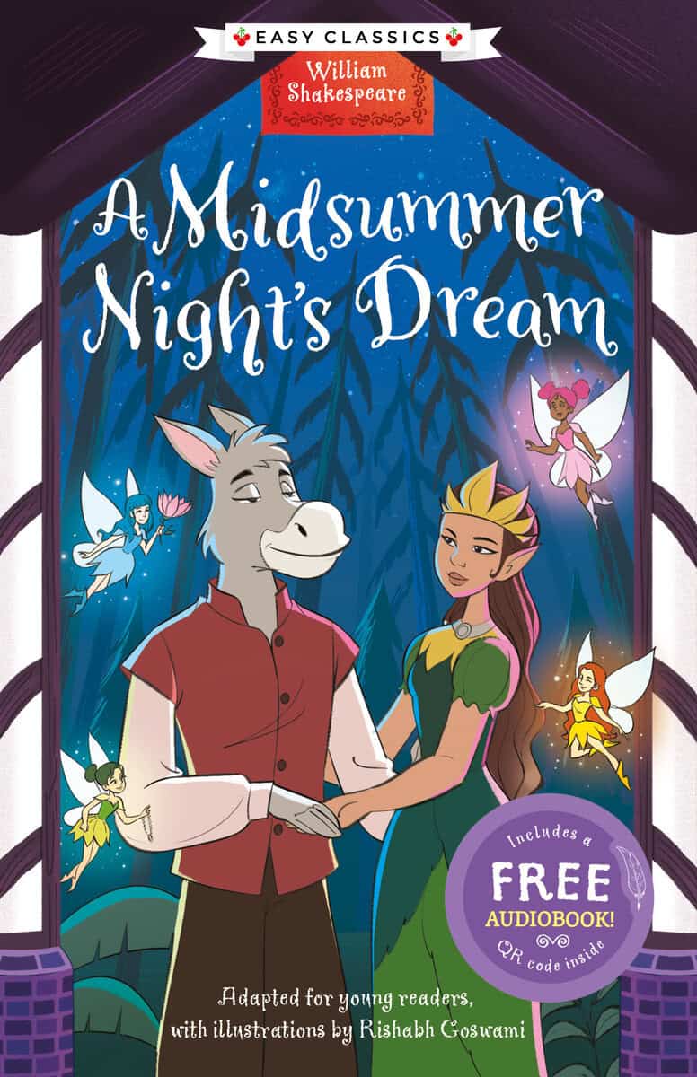 William Shakespeare : A Midsummer Night's Dream (lättläst) (med bonusmaterial)