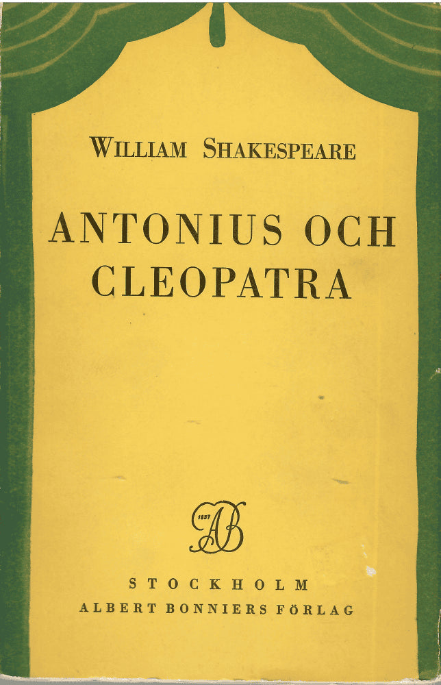 William Shakespeare : Antonius och Cleopatra