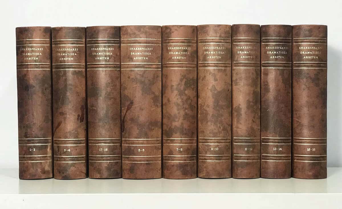 William Shakespeare : Shakespeares dramatiska arbeten 1-18 (komplett)