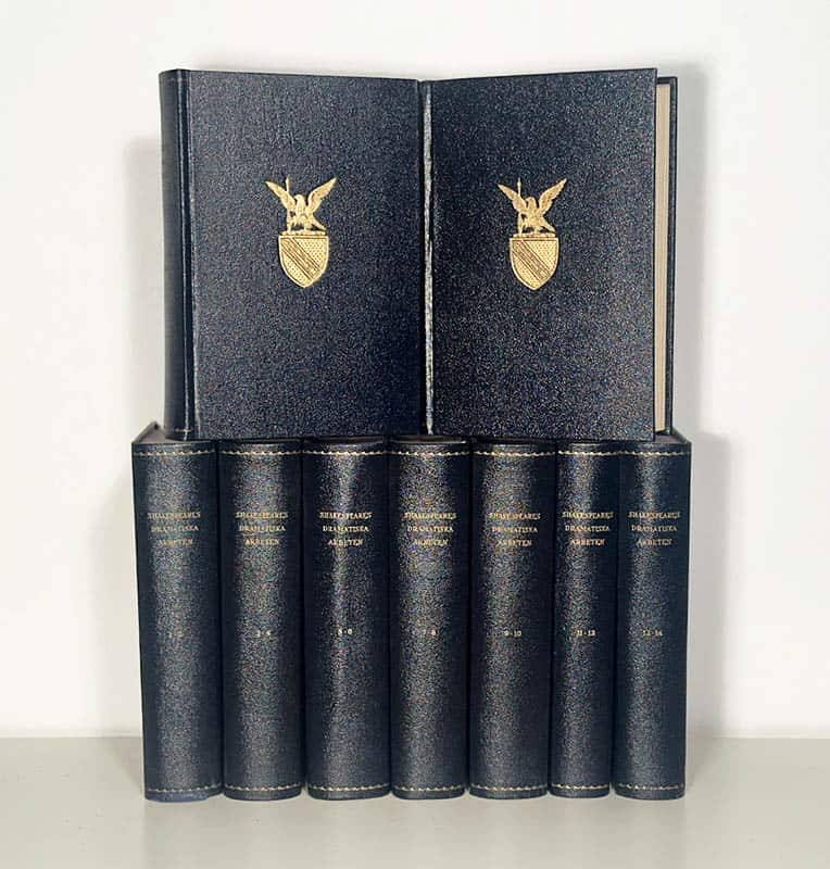 William Shakespeare : Shakespeares dramatiska arbeten 1-18 (komplett)