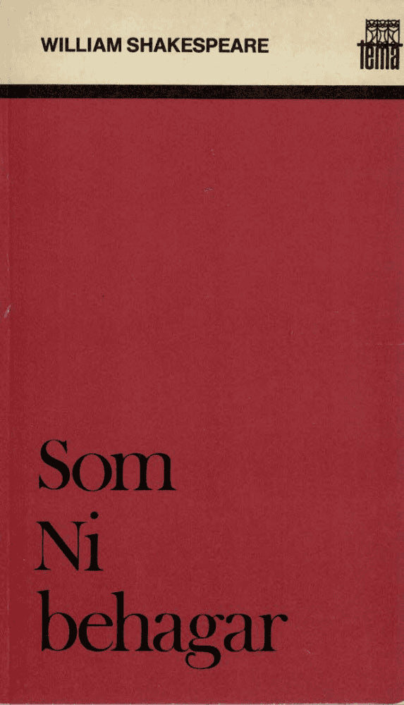 William Shakespeare : Som ni behagar